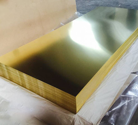 H80 Bronze Sheet Plate Copper Alloy Sheet AISI C1220 C1221 0.2 mm Brass Sheet Gold